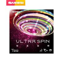 SANWEI ULTRA SPIN stalo teniso guma SANWEI T88 Ultra Spin originali SANWEI stalo teniso kempinė raudona
