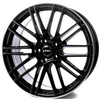 R20x9J 5X112 ET20 CB-66.6 diamond-black polished lip