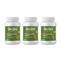 Sri Sri Tattva Ashwagandha - 60 tablečių | 500mg x 3 pakuotės