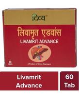 Patanjali Divya LIVAMRIT ADVANCE 60 tablečių žolelių papildas