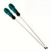 2 vnt./rinkinys Atsuktuvas su gumine rankena - Bendras ilgis 420 mm / Strypo ilgis 300 mm * Strypo storis 5 mm Chromo vanadžio plienas - Magnetinis antgalis, Ypač ilgas - Rankinis įrankis 2pcs/set