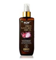 WOW Skin Science svogūninis plaukų aliejus plaukų augimui ir plaukų slinkimo kontrolei – su juodųjų sėklų aliejaus ekstraktais – 200 ml