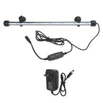 Atsparus vandeniui akvariumo apšvietimas su LED šviesa, 3 režimai, reguliuojamas 100?240V JAV kištukas 48CM 38cm / 14.96in