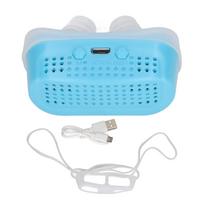 Electric Prevent Snoring Device Improve Sleep Quality Silicone Strap Snoring Problem Solution Blue mėlyna