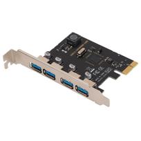 PCI E į USB 3.0 plėtimo plokštė 4 prievadai 5Gbps didelės spartos tiekimas nemokamas perdavimas USB3.0 plėtimas