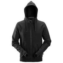 Džemperis su užtrauktuku 2890 AllroundWork SNICKERS WORKWEAR, juodas