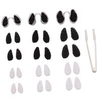 Nematomas nosies filtras Itin kvėpuojantys nosies filtrai Nosies filtrai Nosies kištukai nuo kvapų Oro narrow shape juoda