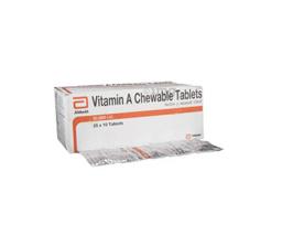 Vitamin A Chewable Tablet 10 Chewable Tablets in 1 strip