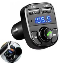 FM bluetooth siųstuVas – įkroviklis su 2x USB, SD, MP3
