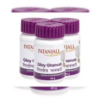 Patanjali Neskoningos Giloy Ghan Vati tabletės, 60 tablečių X 3 pakuotės