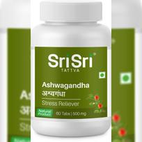 Sri Sri TATTVA shuddhta ka naam Ashwagandha - 500mg Tablet - Herbal Immunity & Energy Booster, 60 tablets X Pack of 3