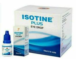 6 x Isotine Plus akių lašai Pure Herbal 100% autentiški nesubrendusios kataraktos gydymui 10 ml