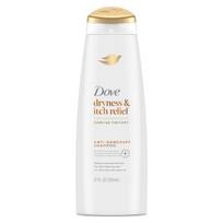 Dove Dermacare galvos odos šampūnas, sausumą mažinantis niežulys, 12 uncijų