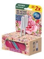 AMBI PUR Tualeto gaiviklis ir valiklis AMBI PUR Rose & Lily , 2x45 g