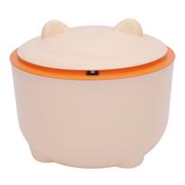 Cat Litter Trash Can with Press Type Lid Enclosed Design Compact Multipurpose Cat Waste Trash Can