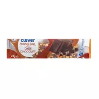 Avižinis batonėlis su juoduoju šokoladu CLEVER, 30 g