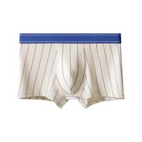 Cotton Men's Underwear Breathable and Comfortable Antibacterial Crotch Cotton Flat Corner Underwear L pilka spalva