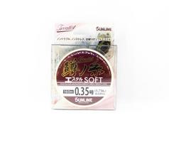 Sunline Ester valas Troutist Masu Ito Soft 160m #0.35 1.75lb 0.097mm (9085) gryna