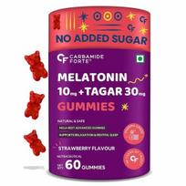 Melatonino 10mg guminukai su Tagara, L-triptofanu ir vitaminu B6 | 60 vegetariškų guminukų