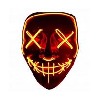 Šviečianti LED kaukė The Purge, raudona