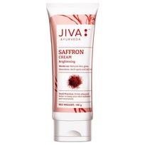 Jiva šafrano kremas | 100% ajurvedinė formulė | Šviesina dėmeles, hiperpigmentaciją ir tamsias dėmes, 100 grm X 2 pakuotės