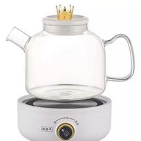 500W Daugiafunkcinis sveikatos puodas Buitinis išmanusis sriubos virimo aparatas Arbatinukas Skaitmeninis jutiklinis skydelis 1.5L ąsotis ir 500ML troškinimo puodas Mechanical type, with 1.5l jug