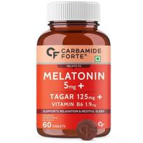 Melatoninas 5mg su Tagar ekstrakto | Miego palaikymo tabletės | 60 vegetariškų tablečių