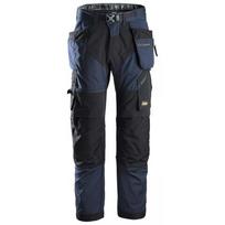 Darbinės SNICKERS WORKWEAR FlexiWork 6902 kelnės su kabančiomis kišenėmis, tamsiai mėlynos
