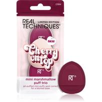 Real Techniques Cherry On Top Mini Marshmallow Puff Trio makiažo kempinėlė