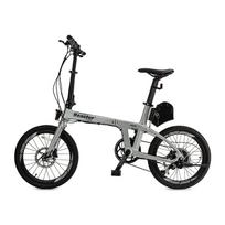 Sulankstomas elektrinis karboninio rėmo dviratis Beaster, BS126S, sidabrinis, 250 W