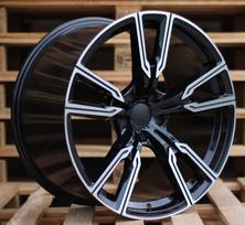 Ratlankis RACINGLINE H5033 R22x9.5 5x112 ET 37 CB 66.6 (Black Polished) (950 kg)