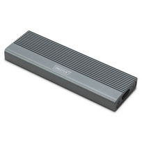 Digitus USB M.2 hard disk enclosure, SSD, external, NVMe + SATA, 10Gbps (NVMe) 6Gbps (SATA), USB3.1 Gen2 | DA-71156