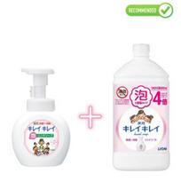 Lion KireiKirei Rankų muilas-putos 250ml + užpildas 800ml