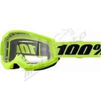 Krosiniai 100% Strata 2 akiniai (Skaidrus stikliukas) geltoni