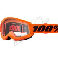 Krosiniai 100% Strata 2 akiniai (skaidrus stikliukas) oranžiniai