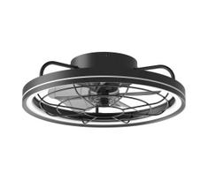 Aigostar - LED Reguliuojamas lubinis ventiliatorius LED/40W/230V 2700-6500K + +VP juoda