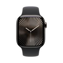 Apple Watch Series 10 LTE 42mm Slate Titangehäuse mit Blackem Sportarmband - S/M | MWXG3QF/A | 195949563980