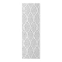 Pilkos spalvos/dramblio kaulo spalvos lauko kilimas 80x250 cm Duet Liora – NORTHRUGS