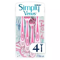 Vienkartiniai skustuvai VENUS Simply3, 4 vnt.