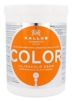 Kaukė dažytiems plaukams su linų sėmenimis Kallos Color, 1000 ml