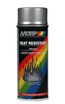 Karščiui atsparūs dažai Motip, sidabriniai, 400 ml