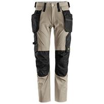 Tamprios SNICKERS WORKWEAR LiteWork 6208 darbo kelnės su nuimamomis kabančiomis kišenėmis, khaki