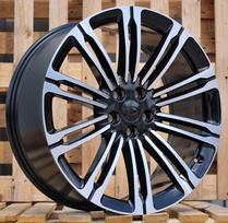 Ratlankis RACINGLINE 3S1066V R22x9.5 5x120 ET 42.5 CB 72.6 (Black Polished) (955 kg)