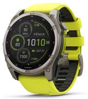 Garmin fenix 8/51mm,Saph Solar, Ti/AmpYellow band | 010-02907-21 | 753759339425