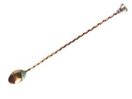 BAR PROFESSIONAL Barmeno šaukštas su maišytuvu, 30 cm ilgio, varinis