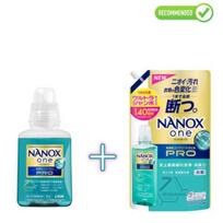Lion Nanox One Pro Skalbimo gelis 380g + užpildas 1400g