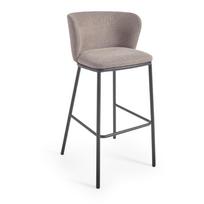 Šviesiai rudos spalvos baro kėdė, 102 cm Ciselia - Kave Home