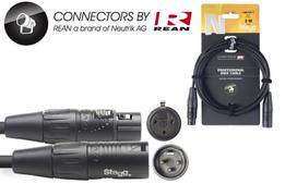 Stagg NDX3R-3, XLR, 3 m