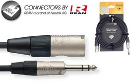 Stagg REAN 6.35mm Jack TRS - XLR /m 3m
