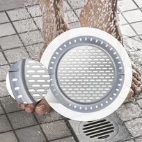 Floor Drain Hair Catcher Cover Protector, Round 5 inch Stopper Filter, Shower Strainer